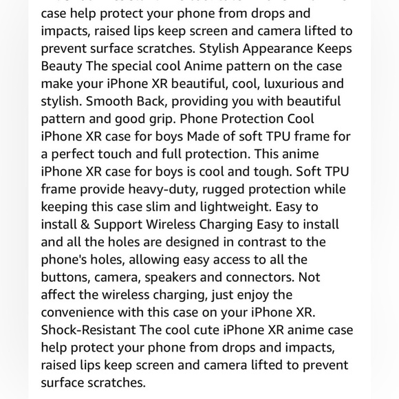 Icejayxin iPhone 11 or iPhone XR Case, Cool Anime Cartoon Eyes Phone Case NEW - Picture 11 of 12